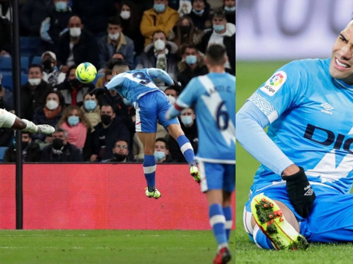 ¿Llegará a la Selección? Falcao anotó contra el Real Madrid, pero salió lesionado