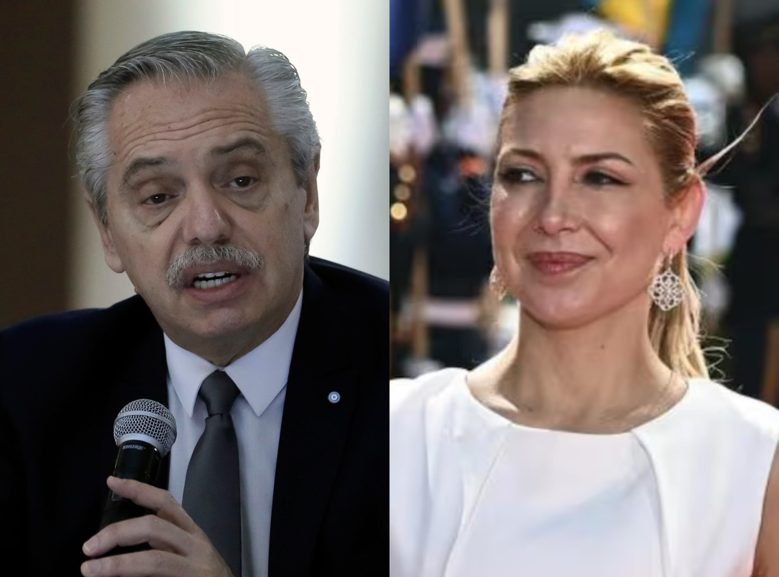 Alberto Fernández y Fabiola Yáñez | Fotos: EFE y AFP