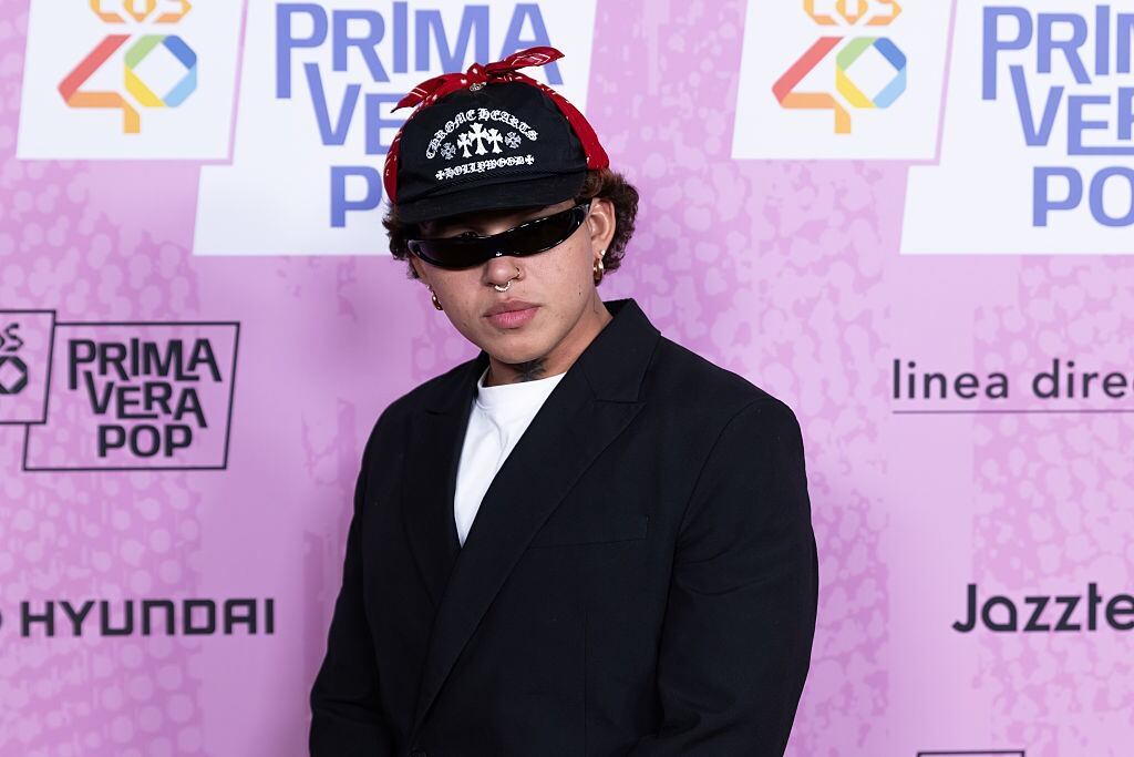 Beéle en el Movistar Arena de Madrid, España, el 11 de abril de 2025. FOTO: David Benito/Getty Images)