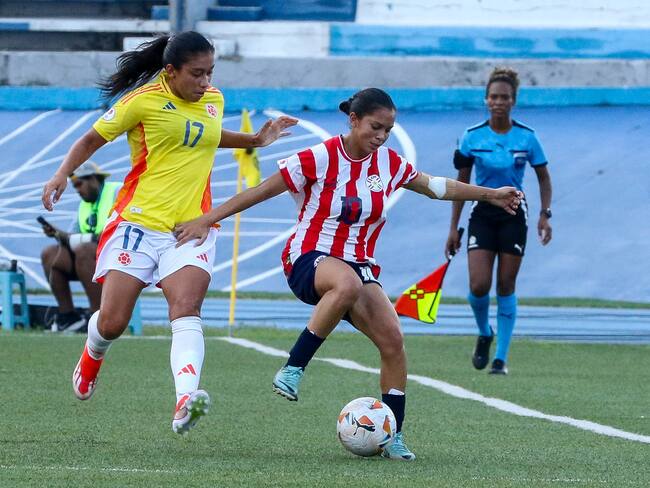 Colombia Vs., Paraguay, Sudamericano sub 20 femenino. Foto: EFE/Jonathan Miranda