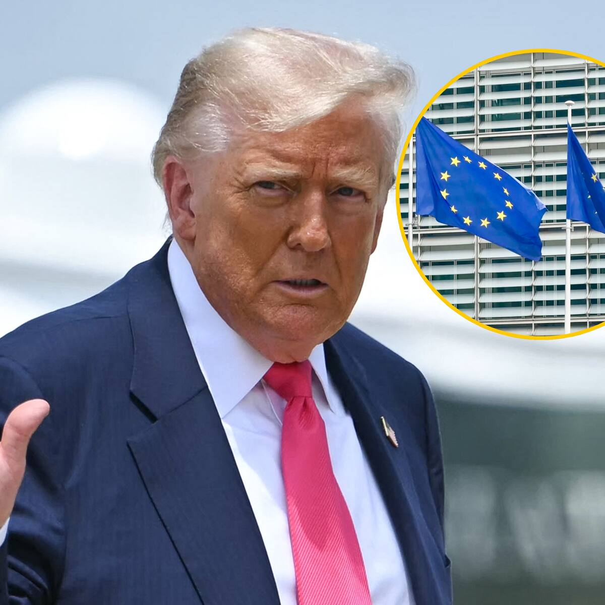 Hay “un 50% de posibilidades, o menos” de lograr un pacto comercial con la UE: Donald Trump