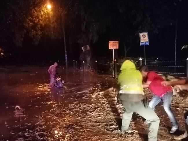 Autoridades reportan nueve desaparecidos, tres muertos y una persona rescatada.. Foto: Cortesía