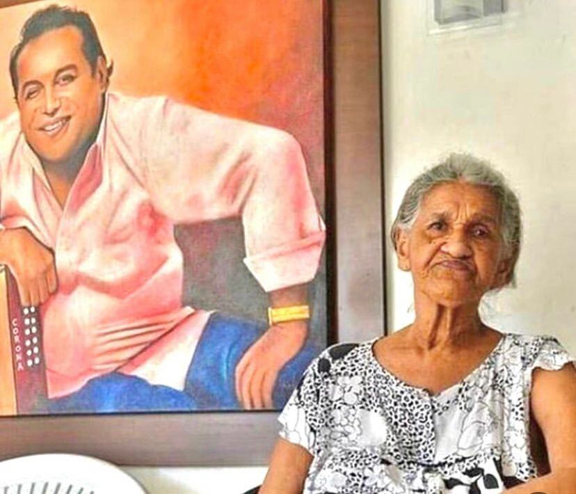 Murió Elvira Maestre, conocida como Mamá Vila, la madre de Diomedes Díaz. Foto tomada de Instagram @mama.vila