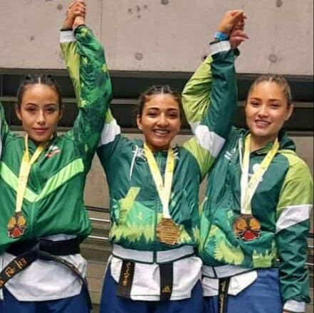 Tatiana León, Mary Sol Echeverry y Dariana Suache. Foto: Cortesía