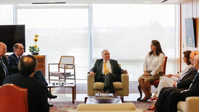 Cancilleres de Colombia y Brasil conversaron sobre la migración de venezolanos. Foto: Presidencia de Brasil