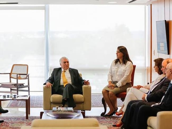 Cancilleres de Colombia y Brasil conversaron sobre la migración de venezolanos. Foto: Presidencia de Brasil