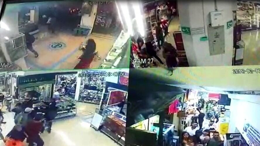 Violento atraco a cinco joyerías en Medellín. Foto: