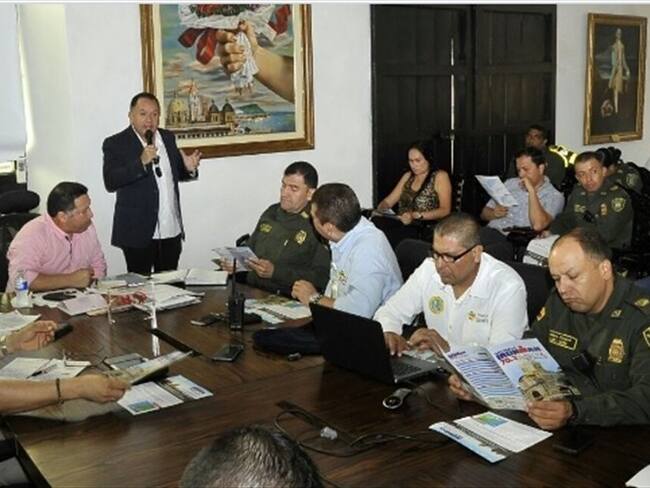 Consejo de seguridad . Foto: Alcaldía de Cartagena