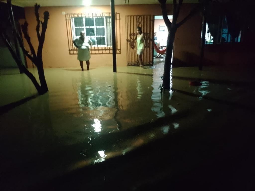 Inundaciones en San Cristóbal, municipio de Bolívar