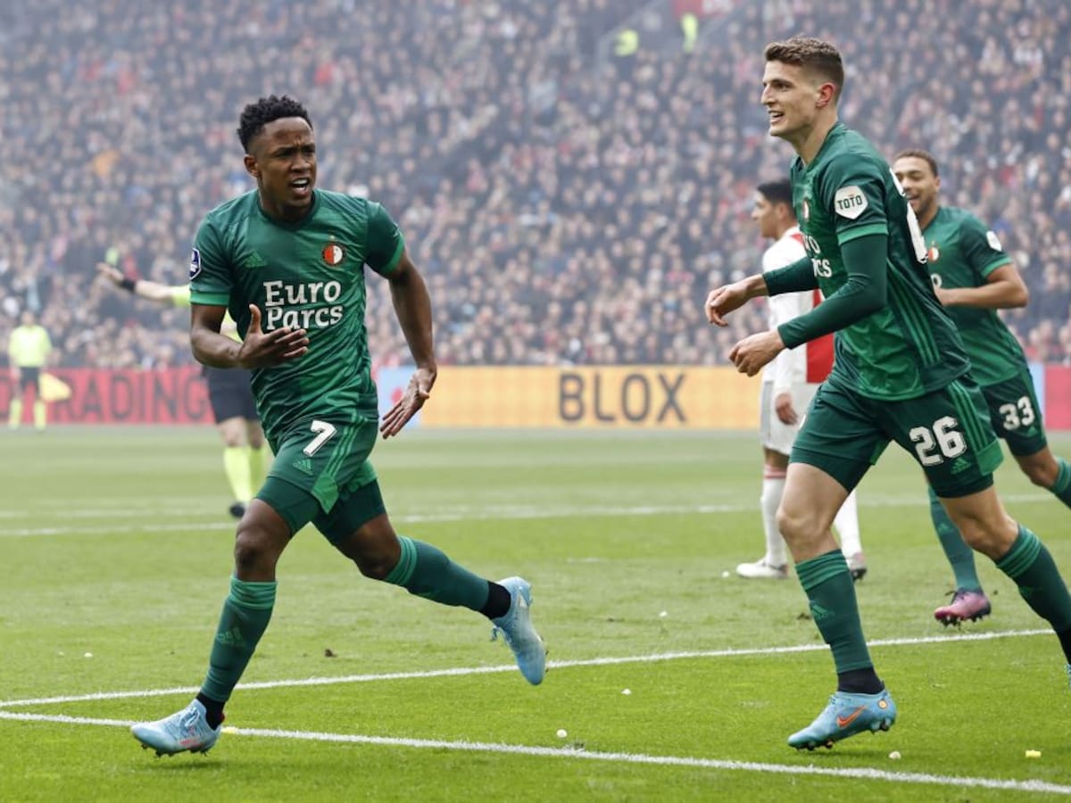 Video: Gol de Luis Sinisterra en el Feyenoord antes de concentrarse con la Selección Colombia