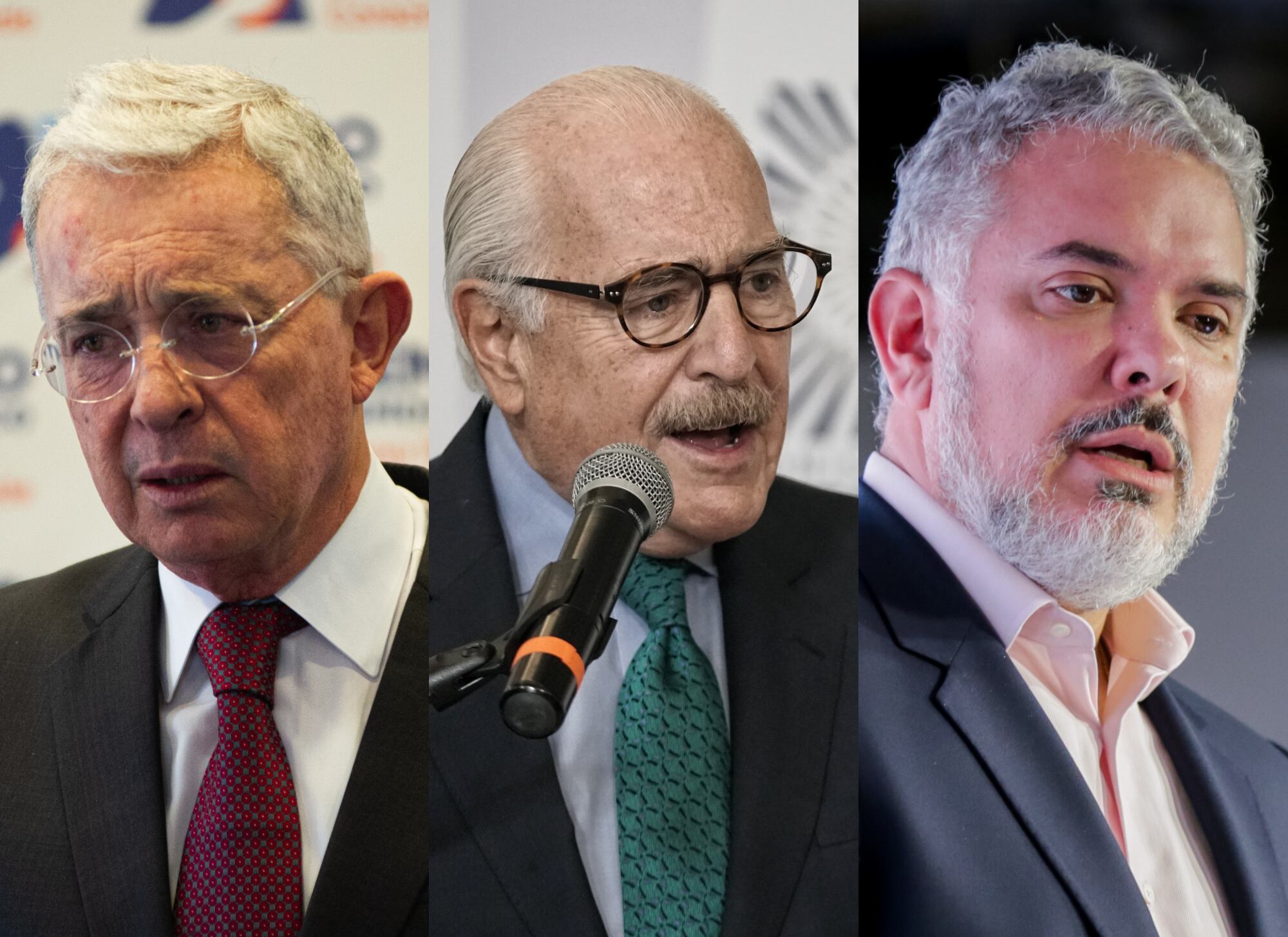 Álvaro Uribe, Andrés Pastrana e Iván Duque | Fotos: GettyImages