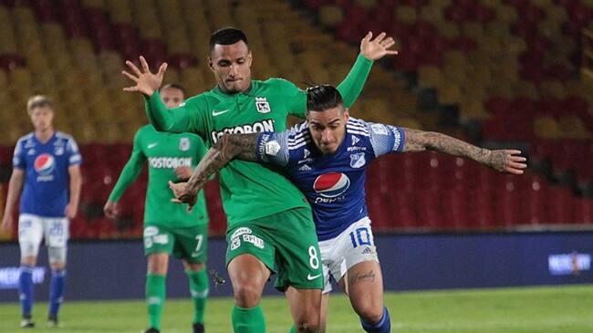 Atlético Nacional venció a Millonarios y es nuevo líder de la Liga BetPlay. Foto: Dimayor