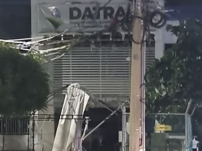 Lanzaron artefacto explosivo contra Secretaría de Tránsito del municipio Villa del Rosario