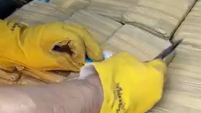 La sustancia fue incautada y puesta a disposición de la Fiscalía . Foto: Fiscalía General de la Nación