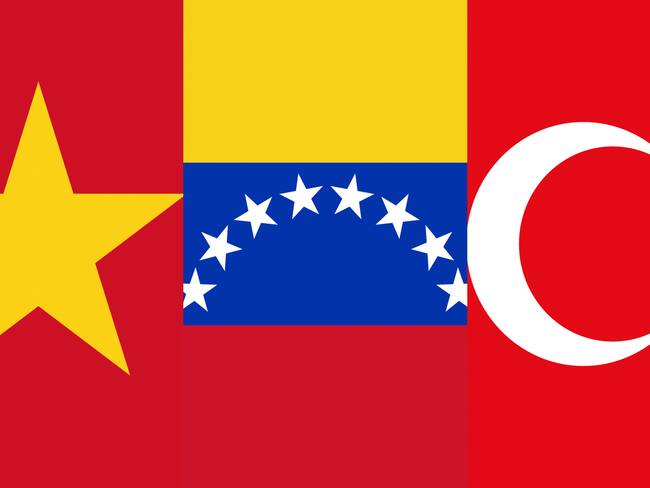 Collage banderas. Foto: Getty Images