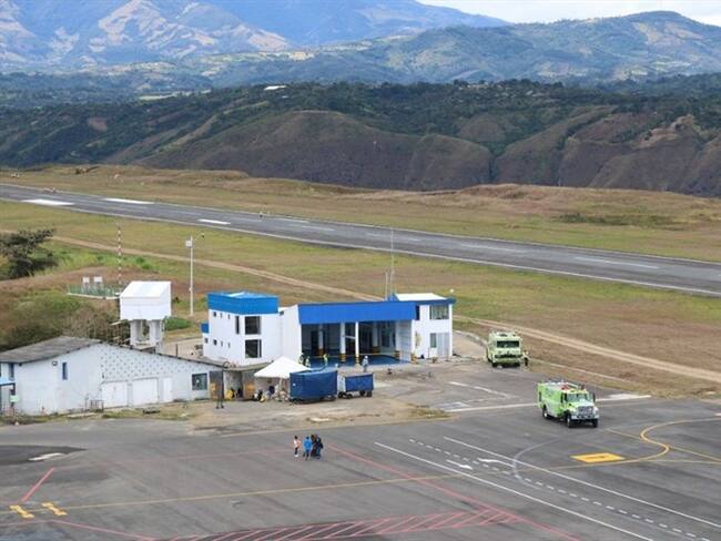 Aeropuerto Antonio Nariño de Chachagüí. Foto: Twitter Aeronáutica Civil