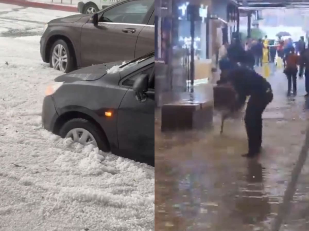 Videos: emergencias en Bogotá por fuertes lluvias y granizada