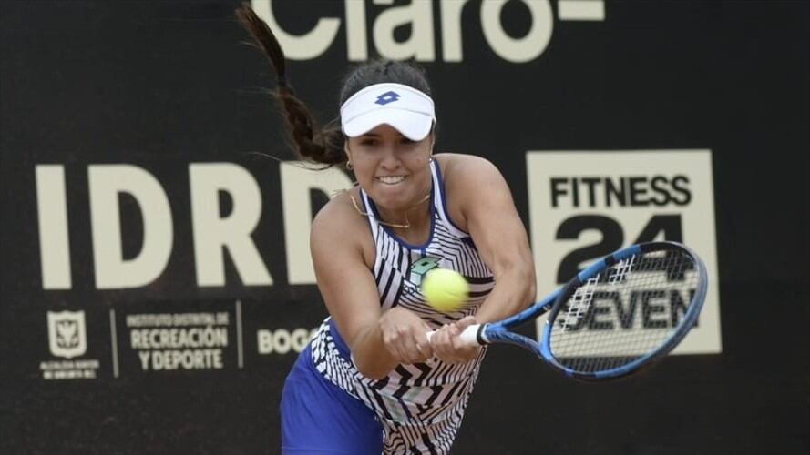 La colombiana se enfrentará en la final ante la eslovena Tamara Zidansek.. Foto: Colprensa
