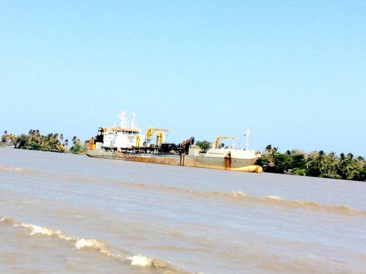 Dragado del río Magdalena entre Barrancabermeja y Pinillos avanza en un 40%