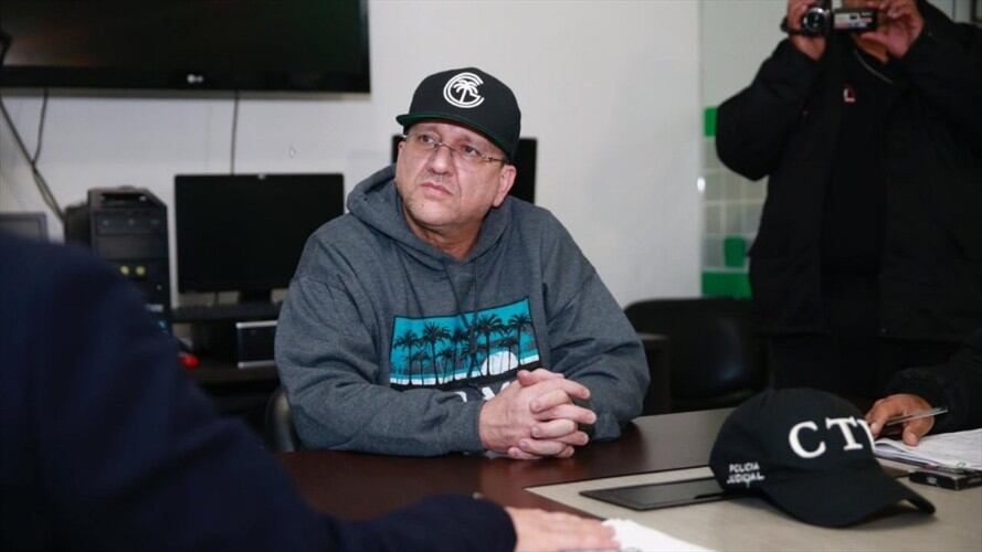 Macaco es capturado en Bogotá. Foto: Fiscalía General de la Nación