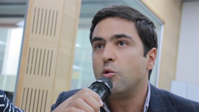 Samuel Hoyos, miembro del Centro Democrático, ex precandidato a la Alcaldía de Bogotá. Foto: La WCon Vicky Dávila