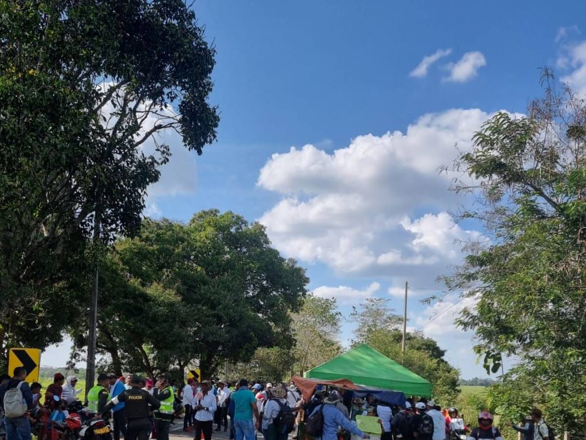 Con dos bloqueos amaneció la Troncal de Occidente en Córdoba