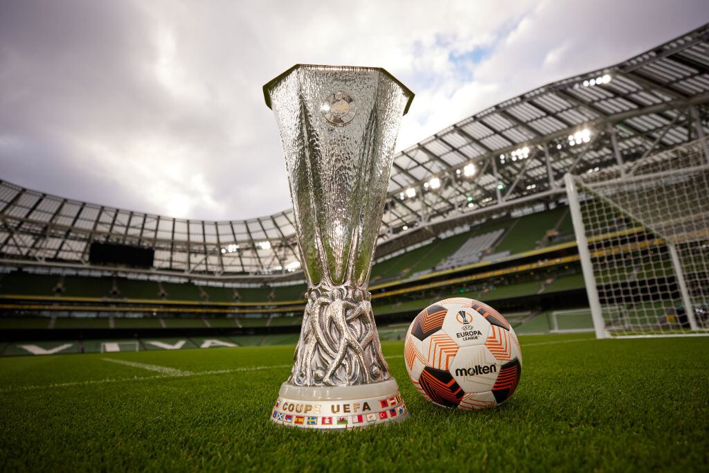 Trofeo de la Europa League. Foto by Karl Bridgeman - UEFA/UEFA via Getty Images