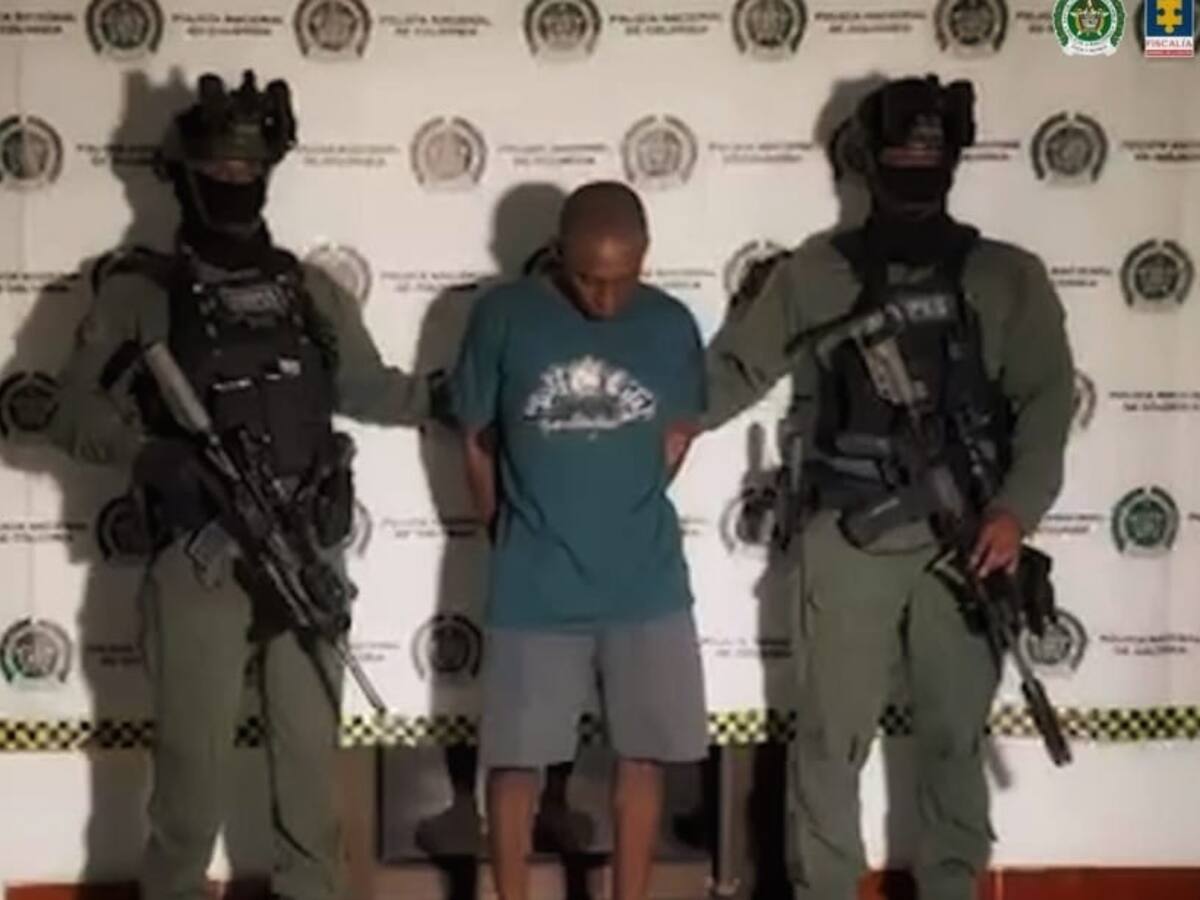 A la cárcel alias ‘Calvin Rodríguez’, presunto responsable de actos terroristas en Cauca y Valle