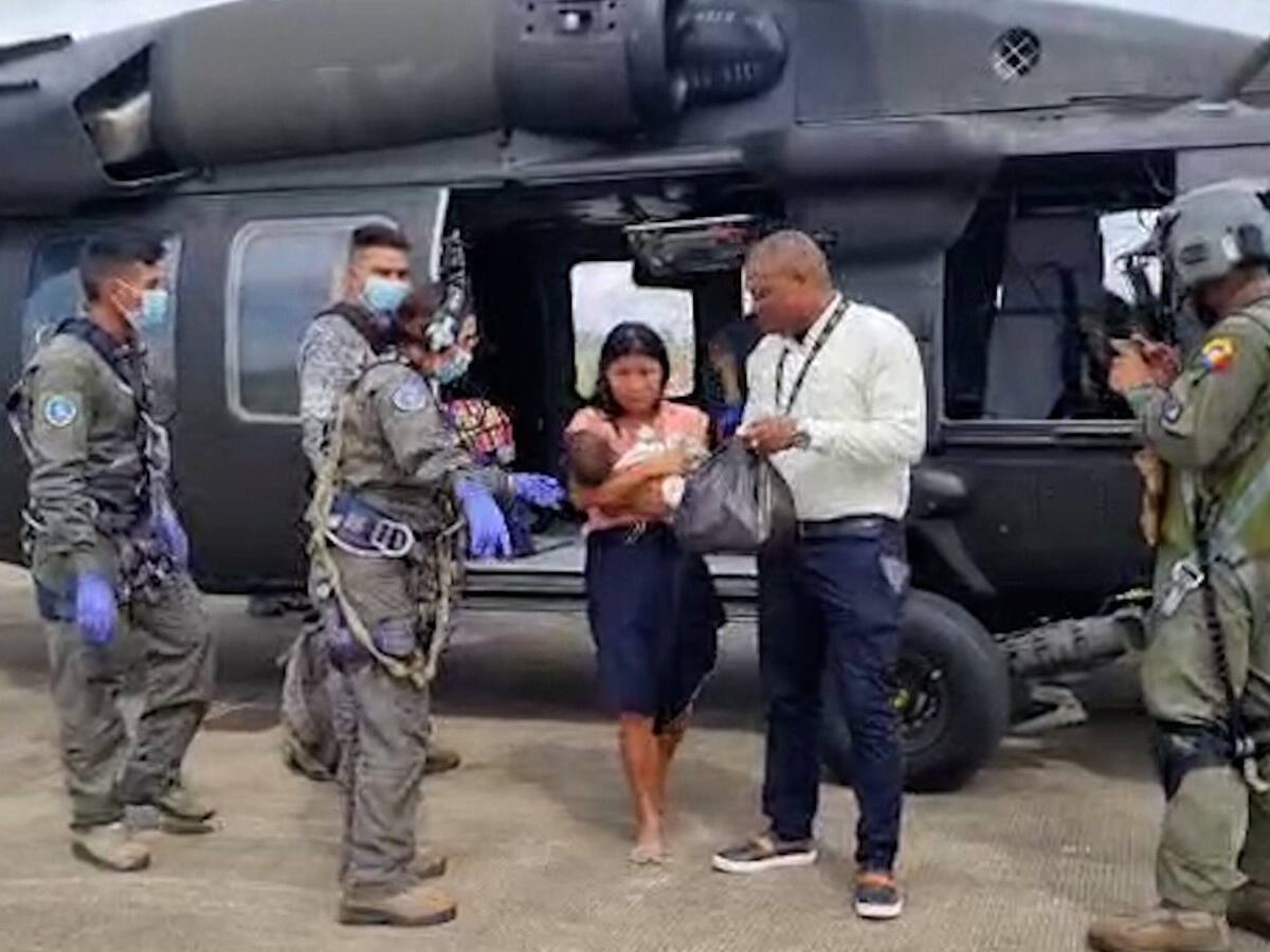 Evacuan bebés indígenas que estaban en delicado estado de salud en Chocó