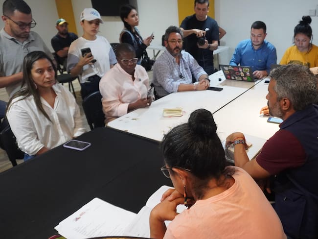 Reunión Minga Popular de Cali. Foto: Alcaldía