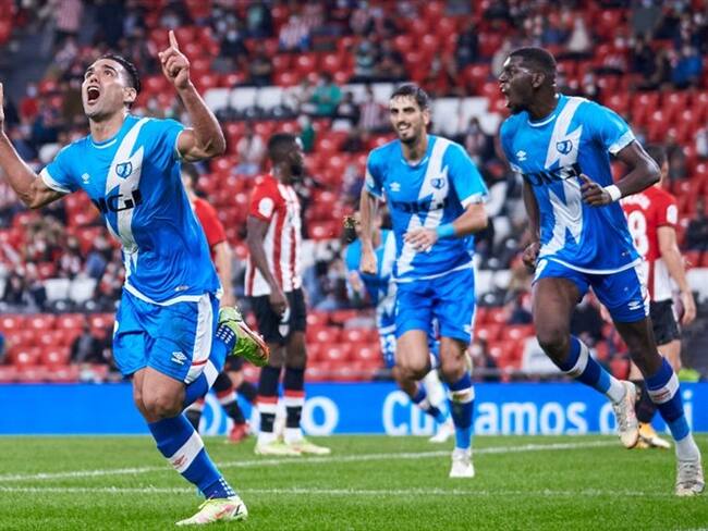 Falcao García anotó un gol en su segundo partido con el Rayo Vallecano. Foto: Getty Images / Quality Sport Images / Colaborador