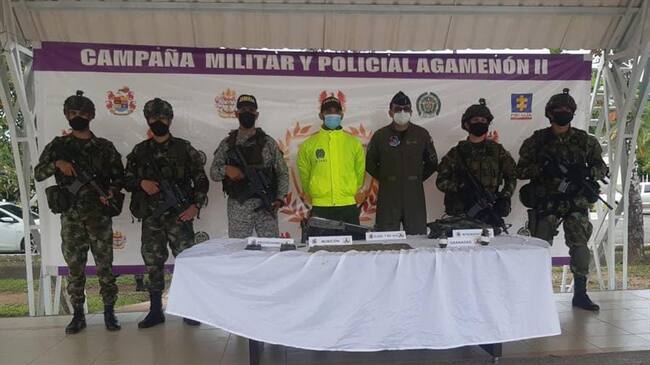 Un presunto miembro del Clan del Golfo muerto deja operación militar en Córdoba. Foto: Ejército.