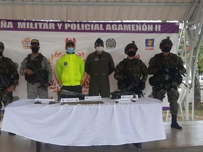 Un presunto miembro del Clan del Golfo muerto deja operación militar en Córdoba. Foto: Ejército.