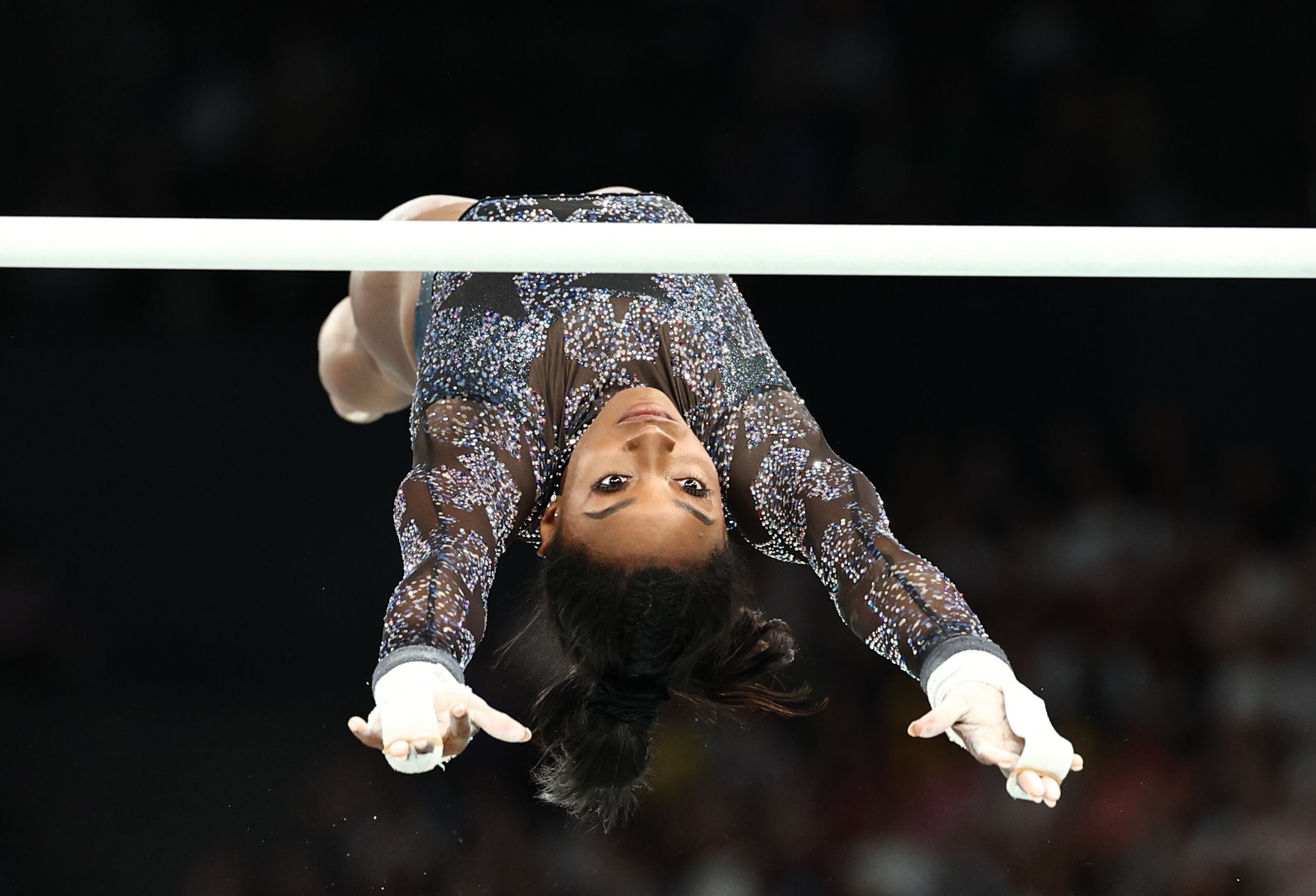 Simone Biles. Foto: EFE/EPA/ANNA SZILAGYI
