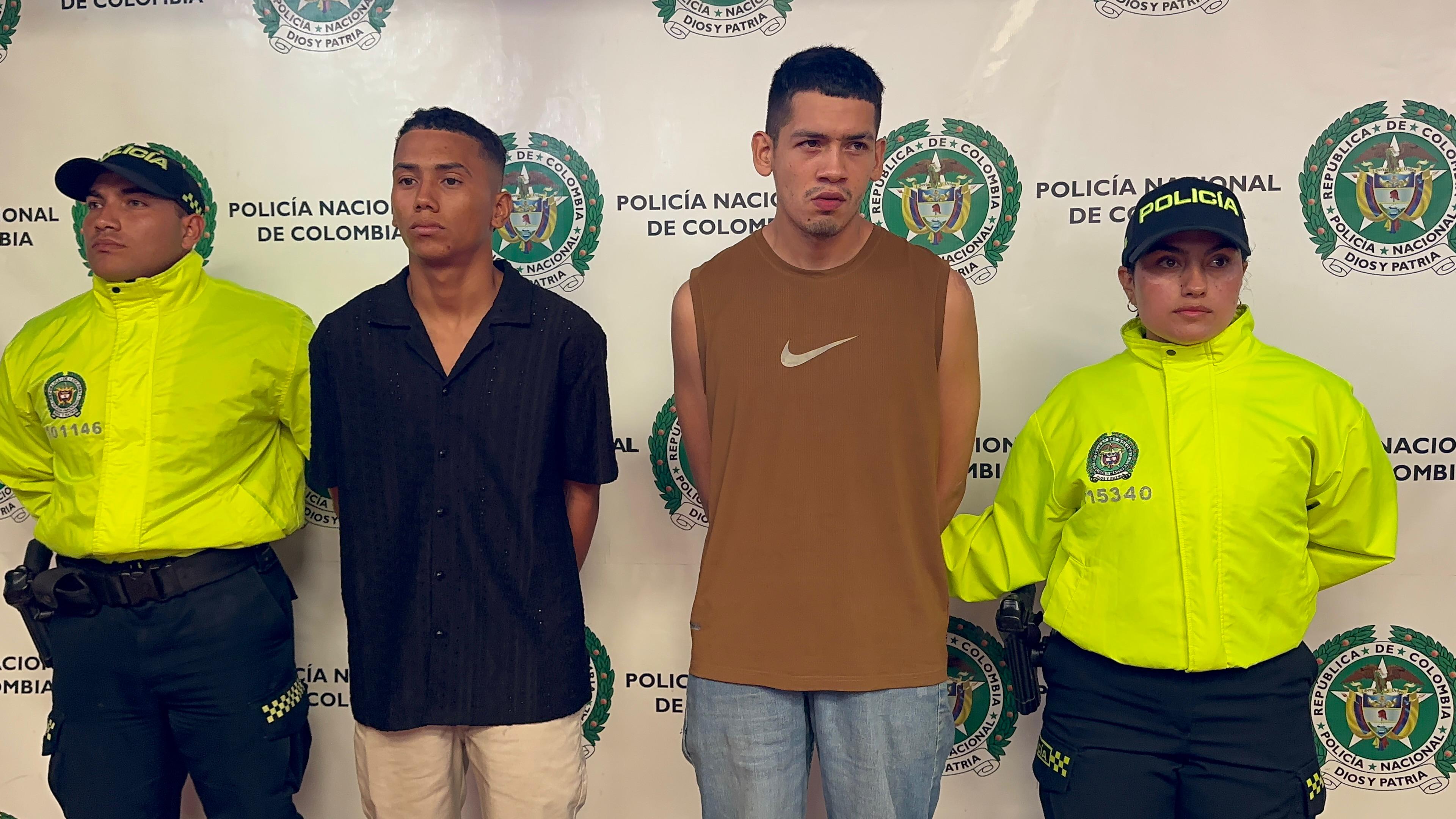 Capturado el señalado de asesinar a empresario en Piedecuesta, Santander por no pagar extorsión. Foto: Policía Mebuc. 