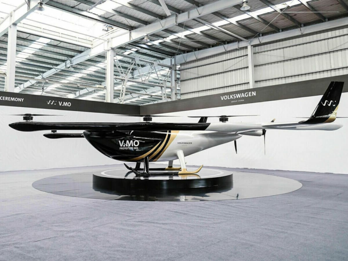 Así es el primer prototipo de taxi volador de Volkswagen