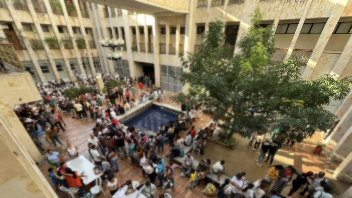 Más de mil desplazados provenientes del Catatumbo han llegado a la Alcaldía de Cúcuta