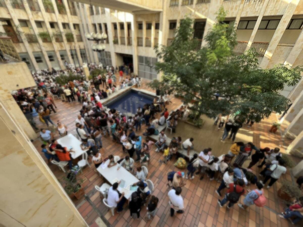 Más de mil desplazados provenientes del Catatumbo han llegado a la Alcaldía de Cúcuta