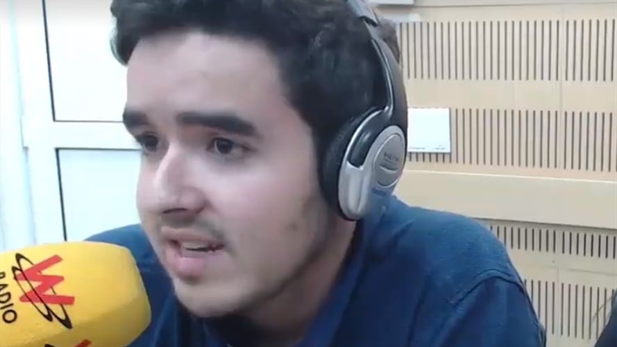 Alejandro Palacio, líder estudiantíl. Foto: La WCon Vicky Dávila