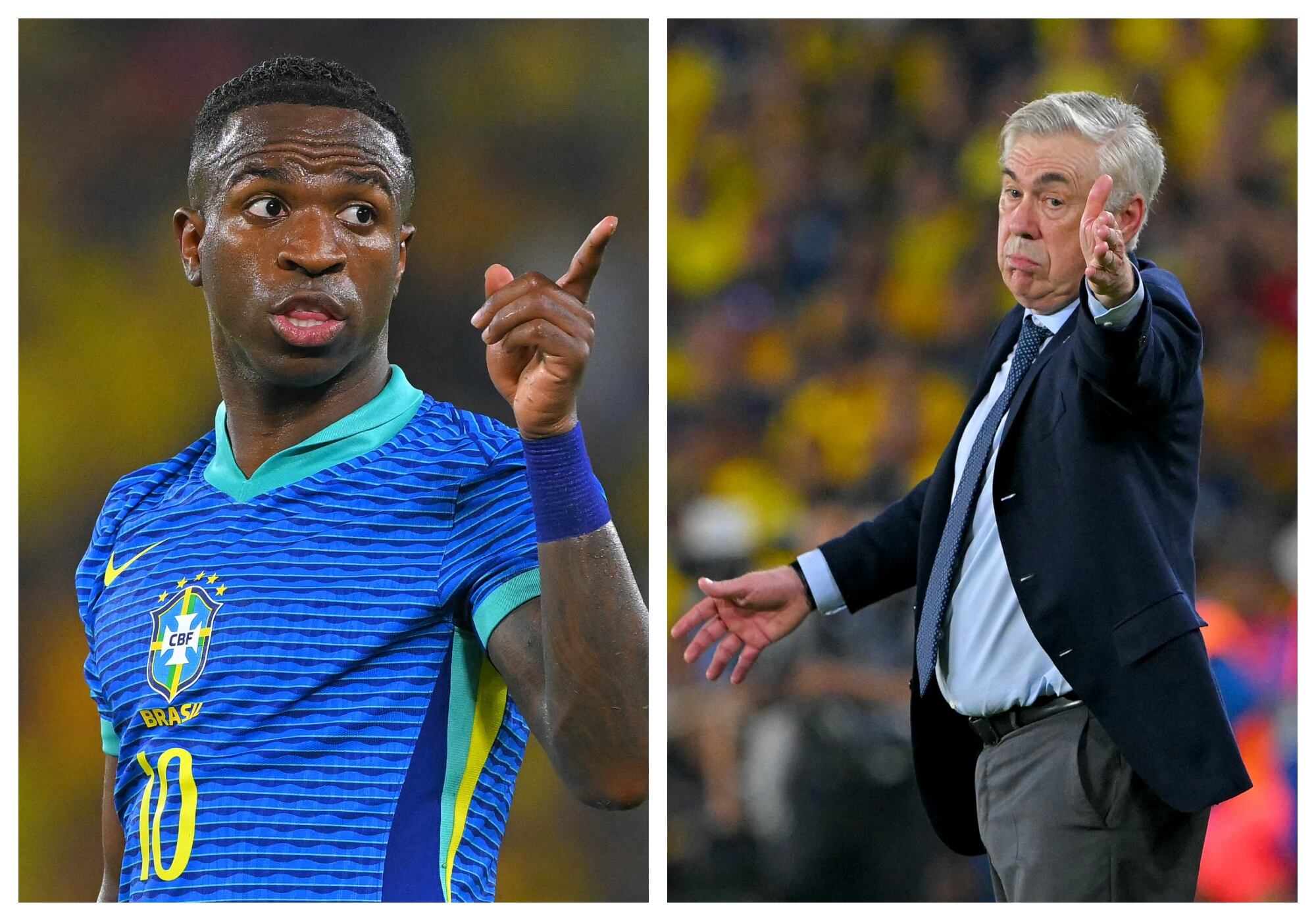 Vinícius Jr pidipo tiempo para Ancelotti. Foto: AFP.