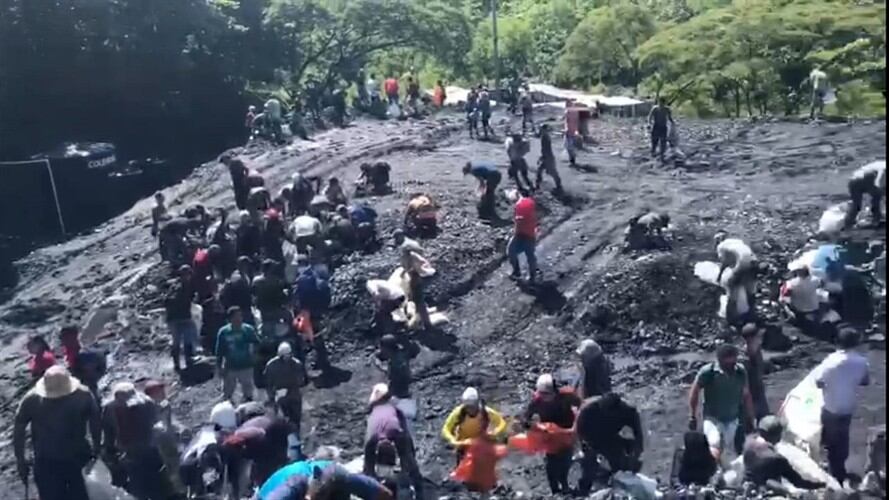 La Policía señala que el hecho se registró en inmediaciones de Minería Texas Colombia.  . Foto: W