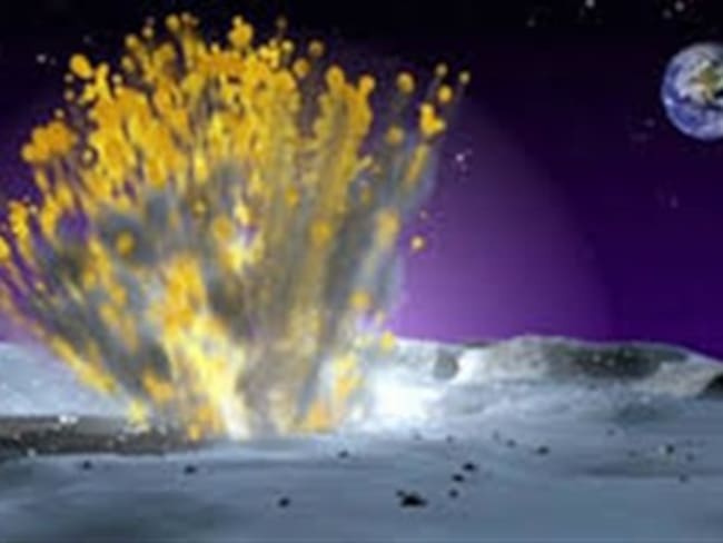 De esta forma se habría visto la explosión, según un dibujo de un artista. Tendría la fuerza equivalente a cinco toneladas de TNT.