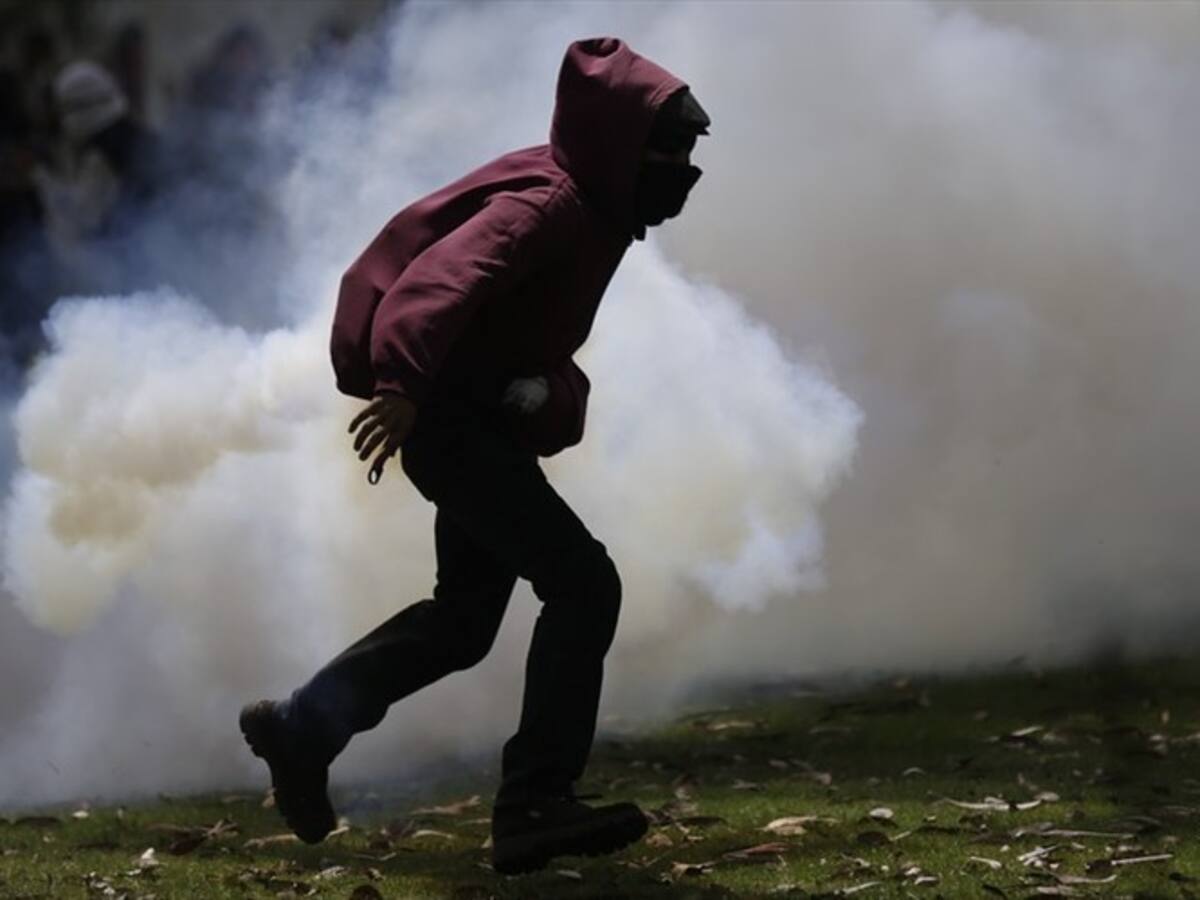 Siguen los disturbios en Bogotá, esta vez en la Universidad Nacional