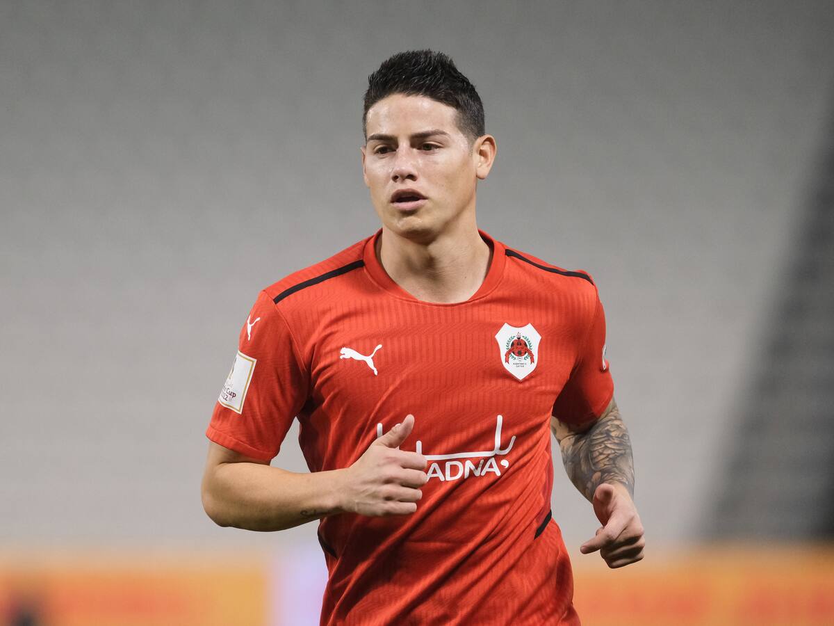 James Rodríguez dejó de ser jugador de Al Rayyan y va libre al Olympiacos