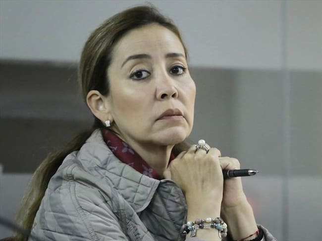 El pasado 17 de febrero, la exfiscal Hilda Niño fue escuchada en medio de la investigación que se adelanta en contra del expresidente Álvaro Uribe Vélez. Foto: Colprensa / SERGIO ACERO