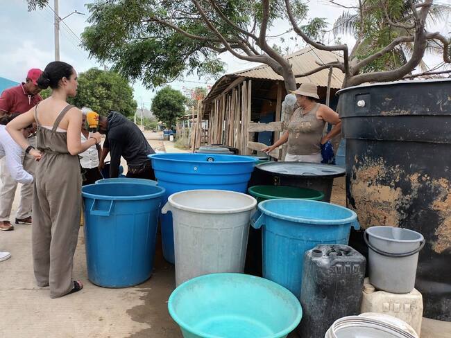 Escasez de agua en Puerto Escondido. Foto: Claudia Hernández/La W.