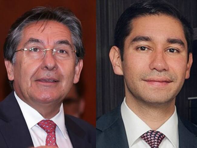 Néstor Humberto Martínez y Luis Gustavo Moreno. Foto: Colprensa