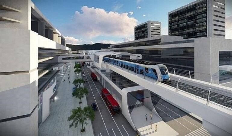 Metro de Bogotá. Foto: Render Empresa Metro
