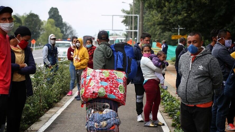 Bogotá hará registro biométrico de migrantes. Foto: Colprensa