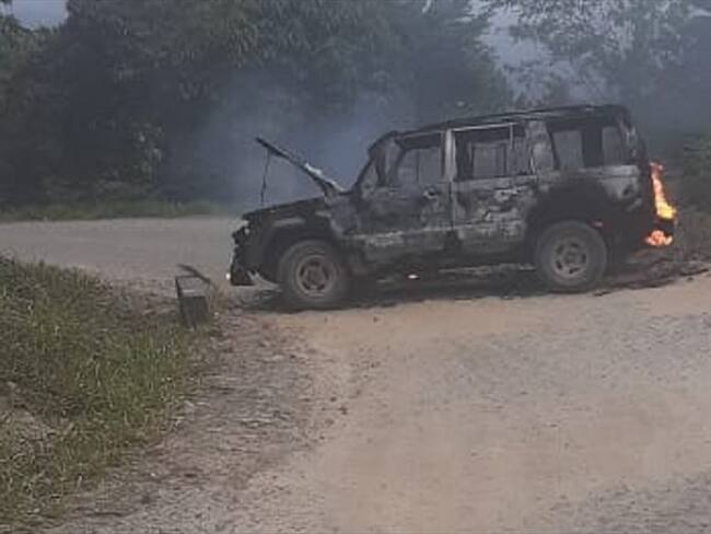 Violentos atacaron el oleoducto Caño Limón Coveñas. Foto: Cortesía